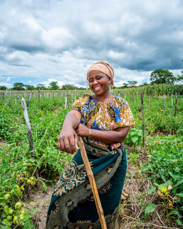 Femme dans le cadre du programme WWF CARE Alliance