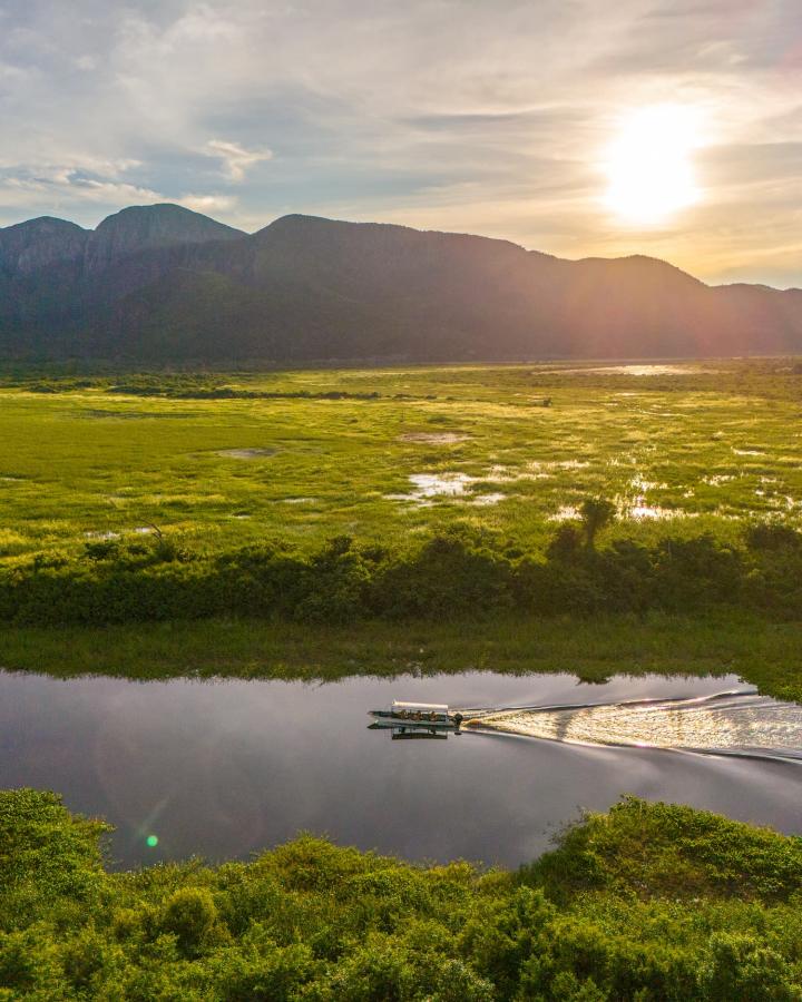 Serra do Amolar, située dans les municipalités de Corumbá (Mato Grosso do Sul) et Cáceres (Mato Grosso), à la frontière avec la Bolivie, Brésil.