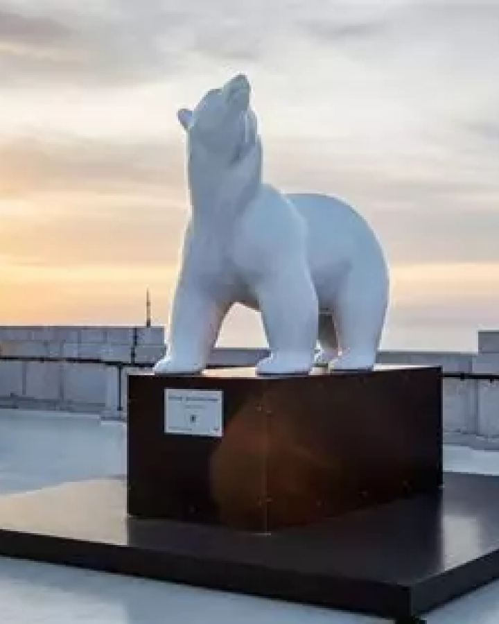 Sculpture ours M. Bassompierre