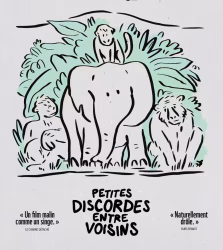 Affiche film "Petites discordes entres voisins"
