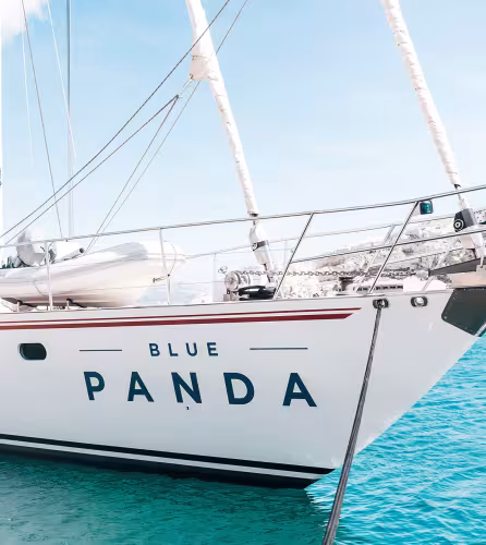 Le bateau du WWF, le Blue Panda, à quai