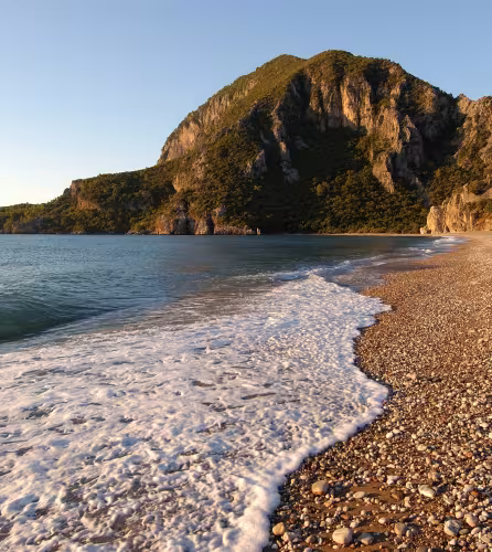 Plage de Cirali en Méditerranée, Turquie