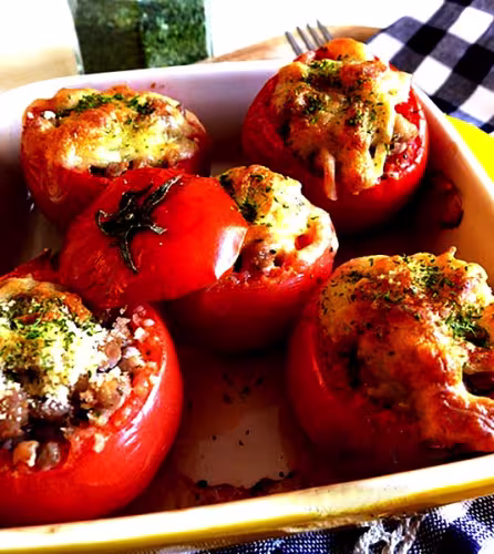 Recette de tomates farcies au sarrasin et feta