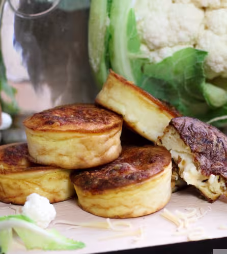 Recette de palets fondants de chou fleur