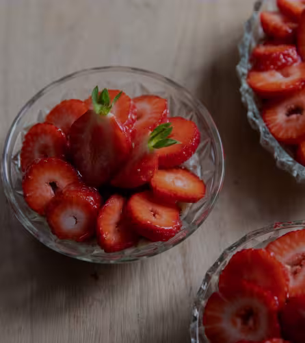 La recette du quinoa local aux fraises et lait d'avoine du chef étoilé Florent Ladeyn