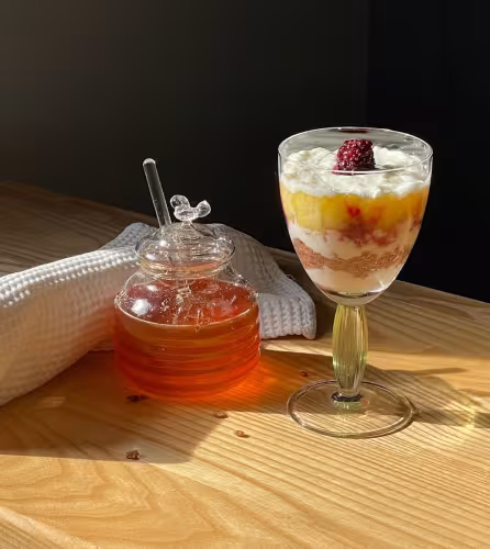 Recette de chia pudding à la pêche