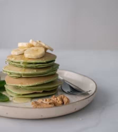 Recette vegan sucrée-salée : Les pancakes aux épinards