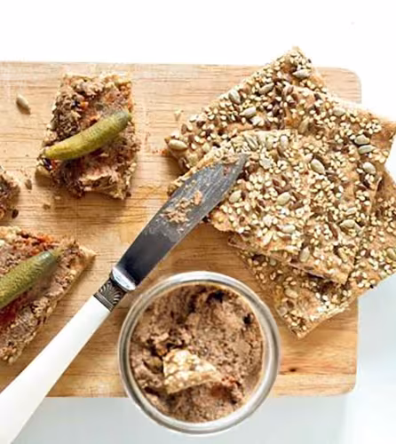 Recette de rillettes végétales aux lentilles et noix