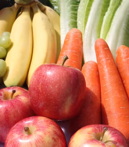 Fruits et légumes gros plan